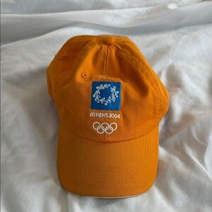 Orange Athens 2004 Olympics Cap